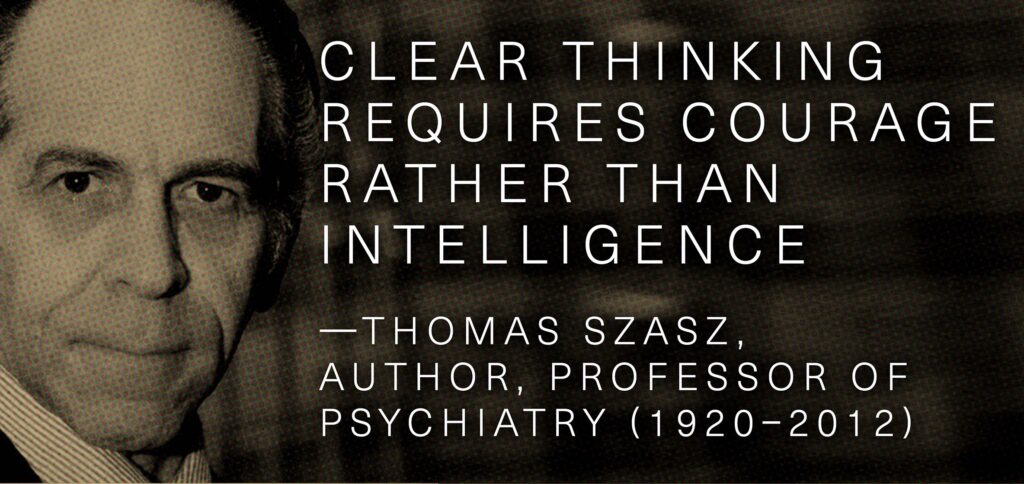 Thomas Szasz clear thinking quotation