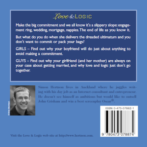 Back cover of Love and Logic by Simon Hertnon